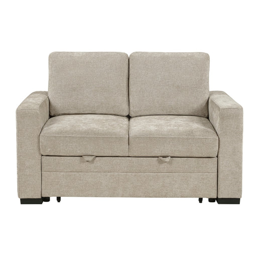 9027TPE-2CL Convertible Love Seat with Pull-out Bed - 9027TPE-2CL