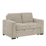 9027TPE-2CL Convertible Love Seat with Pull-out Bed - 9027TPE-2CL