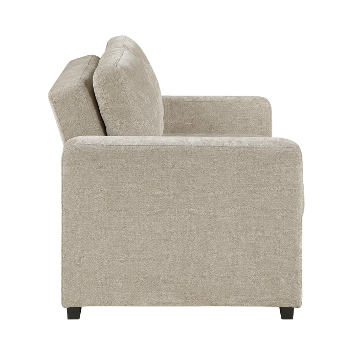 9027TPE-2CL Convertible Love Seat with Pull-out Bed - 9027TPE-2CL