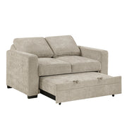 9027TPE-2CL Convertible Love Seat with Pull-out Bed - 9027TPE-2CL