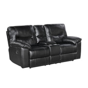 9037BLK*2 2pc Set: Sofa, Love - 9037BLK*2