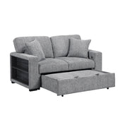 9050GRY*2SL 2pc Set: Sofa, Love - 9050GRY*2SL