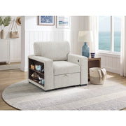 9050TPE-1SL Chair with Pull-out Ottoman, Arms with Shelves and Charging Ports - 9050TPE-1SL