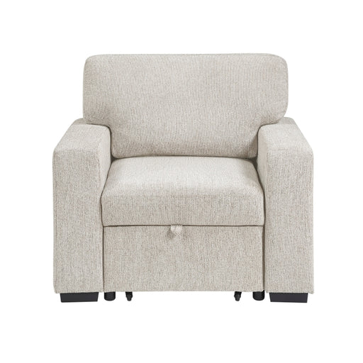 9050TPE-1SL Chair with Pull-out Ottoman, Arms with Shelves and Charging Ports - 9050TPE-1SL