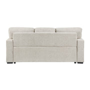 9050TPE-3SL Sofa with Pull-out Bed, Center Drop-down Cup Holders, Arms with Shelves and Charging Ports - 9050TPE-3SL
