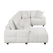 9067TPE*4LC1R 4-Piece Modular Sectional with Left Chaise - 9067TPE*4LC1R