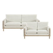 9069BEG*2 2pc Set: Sofa, Love - 9069BEG*2