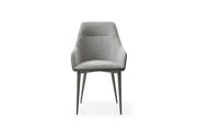 9087 Table Dark grey with 1254 chairs SET - p12871