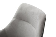 9087 Table Dark grey with 1254 chairs SET - p12871