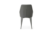 9087 Table Dark grey with 1254 chairs SET - p12871
