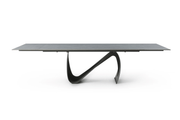 9087 Table Dark grey with 1254 chairs SET - p12871