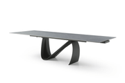9087 Table Dark grey with 1254 chairs SET - p12871