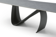 9087 Table Dark grey with 1254 chairs SET - p12871