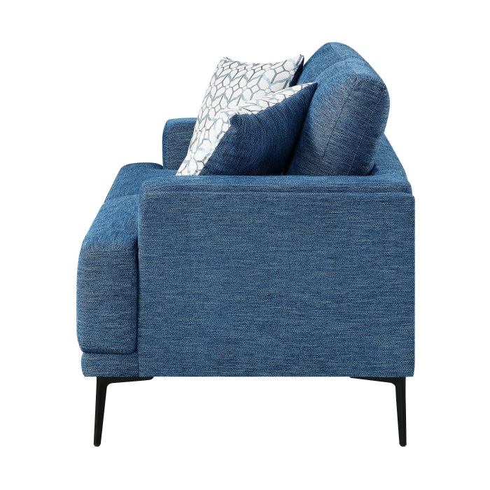 9124BUE*2 2pc Set: Sofa, Love - 9124BUE*2
