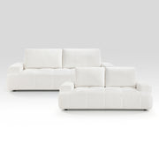 9126BEG*2 2pc Set: Sofa, Love - 9126BEG*2