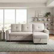 9145PWT*32AVC (3)2-Piece Sectional with Reversible Chaise and Pull-out Bed - 9145PWT*32AVC