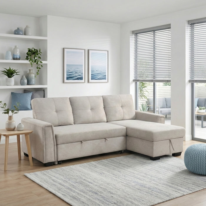 9145PWT*32AVC (3)2-Piece Sectional with Reversible Chaise and Pull-out Bed - 9145PWT*32AVC