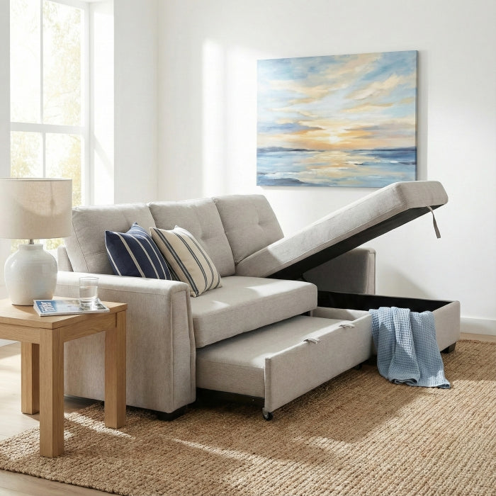9145PWT*32AVC (3)2-Piece Sectional with Reversible Chaise and Pull-out Bed - 9145PWT*32AVC