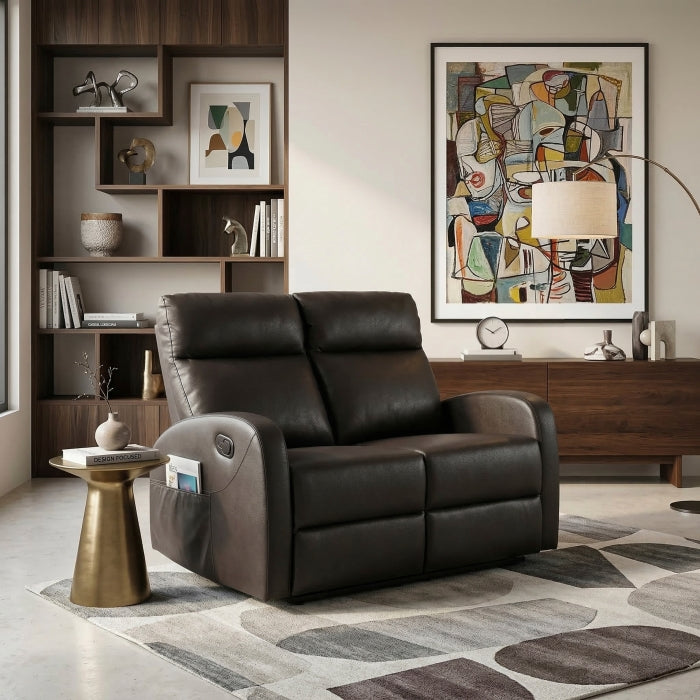 9147PUE-2 Double Reclining Love Seat - 9147PUE-2