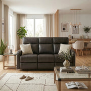 9147PUE-3 Double Reclining Sofa - 9147PUE-3