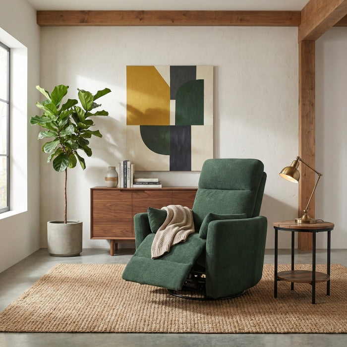9148GRN-1SW Swivel Glider Reclining Chair - 9148GRN-1SW