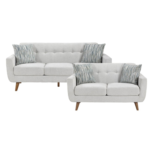 9149BEG*2M 2pc Set: 80'' Sofa, Love Seat - 9149BEG*2M