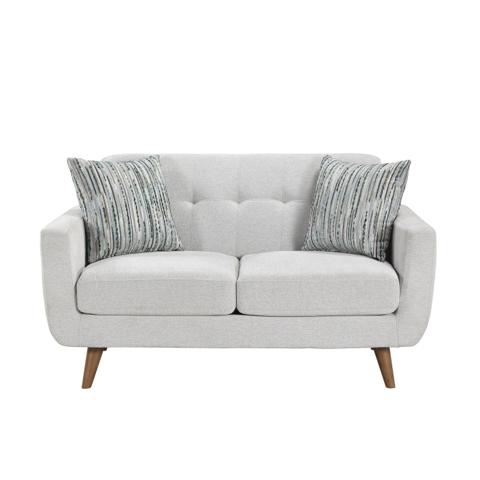 9149BEG*2M 2pc Set: 80'' Sofa, Love Seat - 9149BEG*2M
