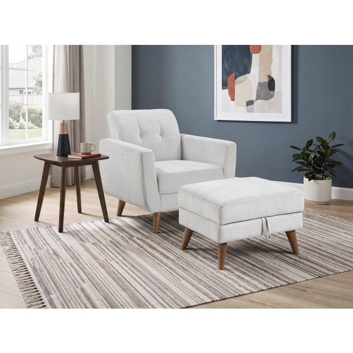 9149BEG-4 Storage Ottoman - 9149BEG-4