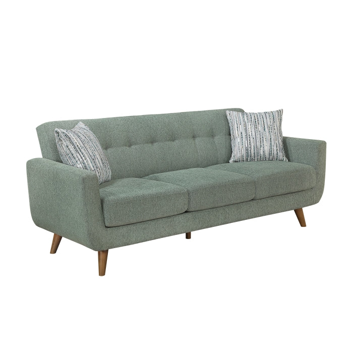 9149GRN*2L 2pc Set: 86'' Sofa, Love Seat - 9149GRN*2L