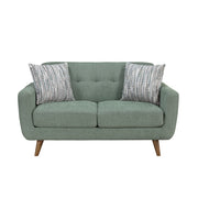9149GRN*2S 2pc Set: 72'' Sofa, Love Seat - 9149GRN*2S