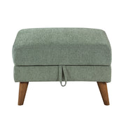 9149GRN-4 Storage Ottoman - 9149GRN-4