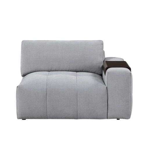 9155GY-1R Right Side Chair with one Arm - 9155GY-1R