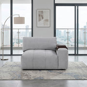 9155GY-1R Right Side Chair with one Arm - 9155GY-1R