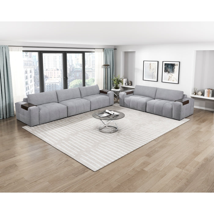 9155GY-2* (2)Love Seat - 9155GY-2*