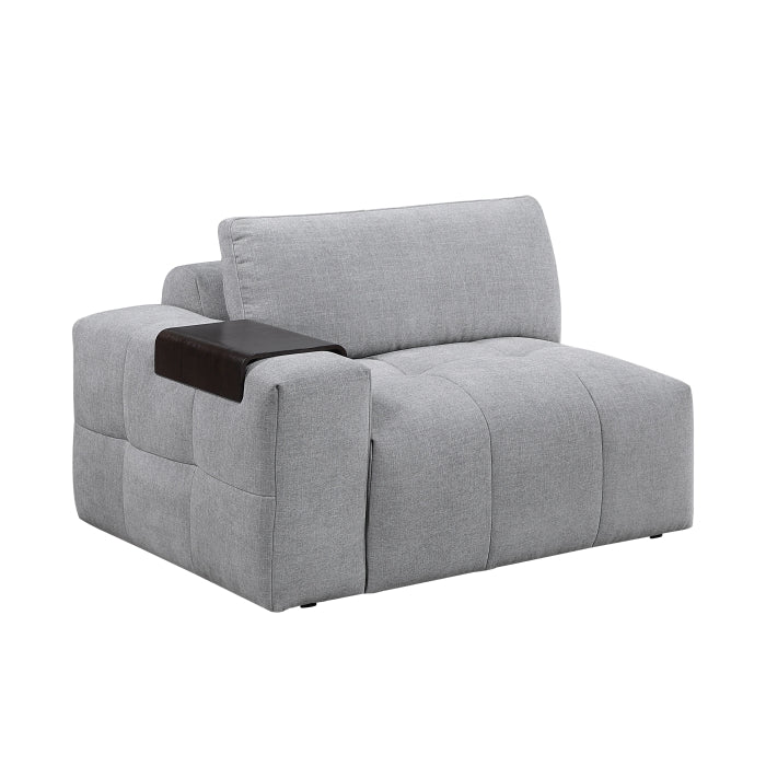 9155GY*41L1R (4)4-Piece Modular Sectional - 9155GY*41L1R