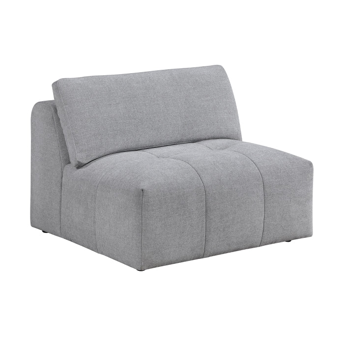 9155GY*41L1R (4)4-Piece Modular Sectional - 9155GY*41L1R