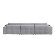 9155GY*41L1ROT (4)4-Piece Modular Sectional with Ottoman - 9155GY*41L1ROT