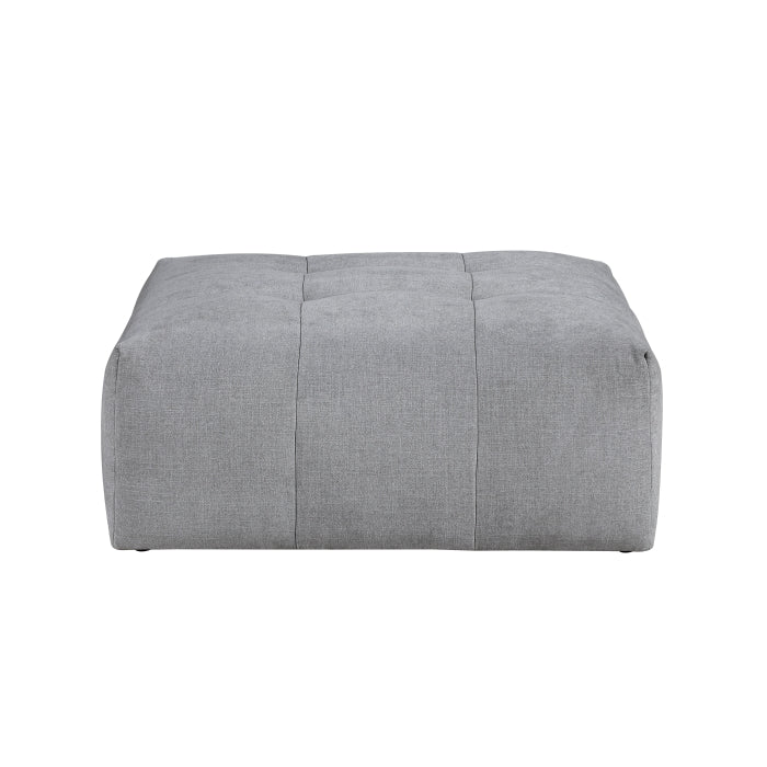 9155GY*41L1ROT (4)4-Piece Modular Sectional with Ottoman - 9155GY*41L1ROT