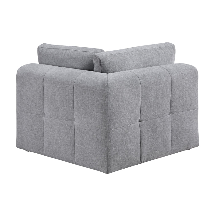 9155GY*51L1ROT (5)5-Piece Modular Sectional with Ottoman - 9155GY*51L1ROT
