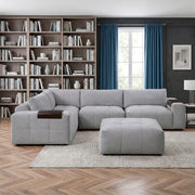 9155GY*51L1ROT (5)5-Piece Modular Sectional with Ottoman - 9155GY*51L1ROT