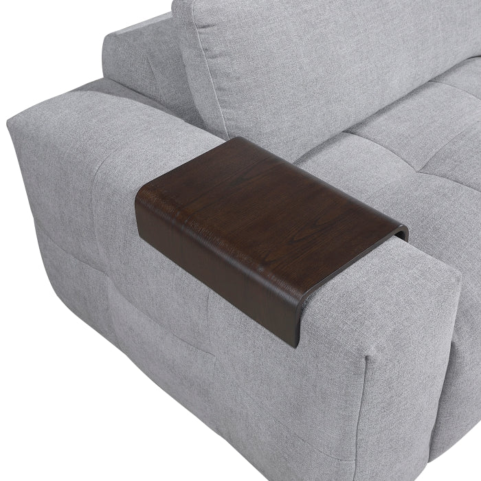 9155GY*51LOT (5)5-Piece Modular Sectional with Ottoman - 9155GY*51LOT