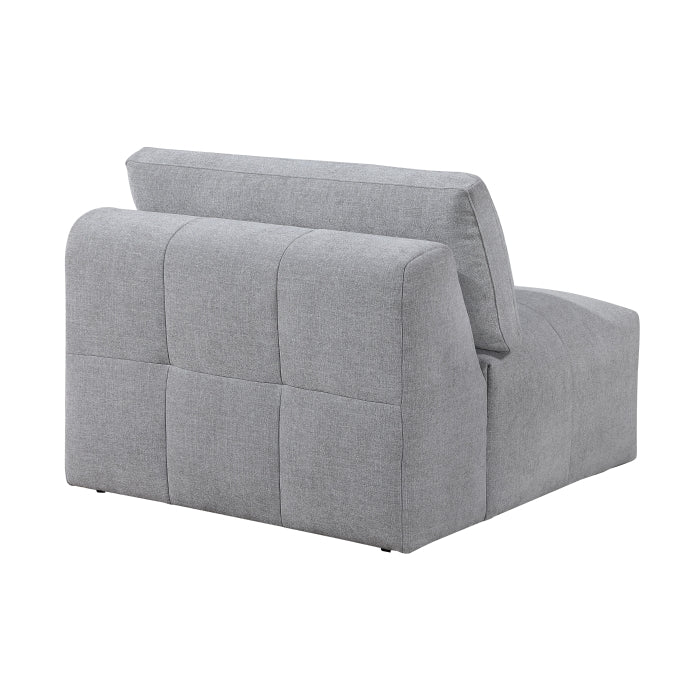 9155GY*61L1ROT (6)6-Piece Modular Sectional with Ottoman - 9155GY*61L1ROT