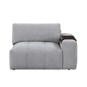 9155GY*61L1ROT (6)6-Piece Modular Sectional with Ottoman - 9155GY*61L1ROT