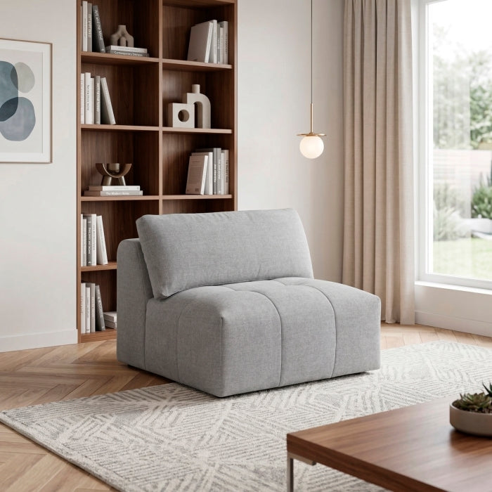 9155GY-AC Armless Chair - 9155GY-AC
