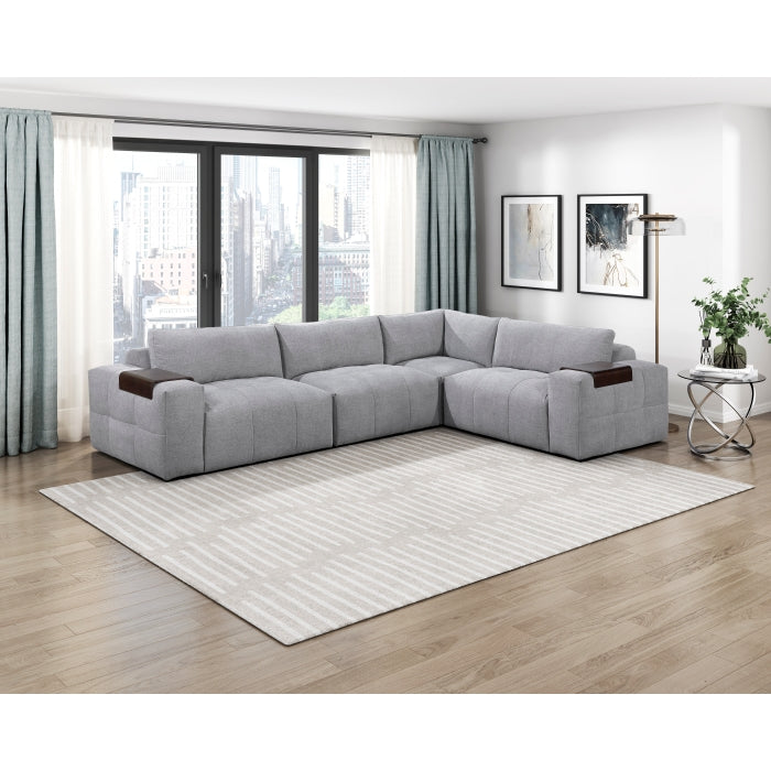 9155GY-CR Corner Seat - 9155GY-CR