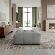 9155GY-OT Ottoman with Caster - 9155GY-OT