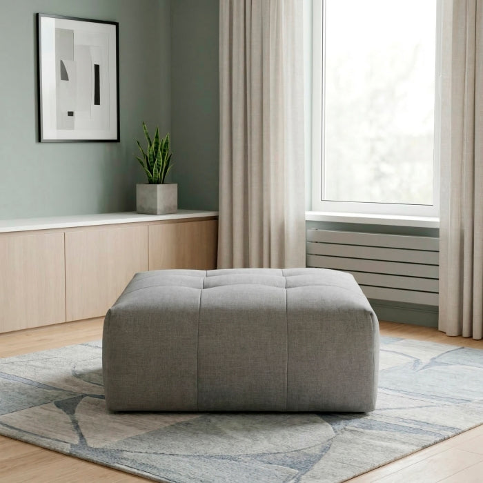9155GY-OT Ottoman with Caster - 9155GY-OT