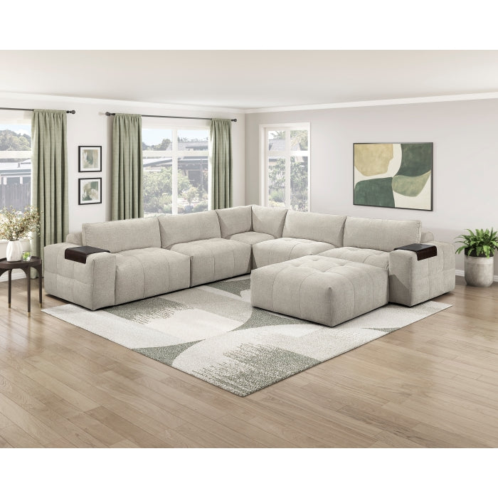 9155TP-1L Left Side Chair with one Arm - 9155TP-1L