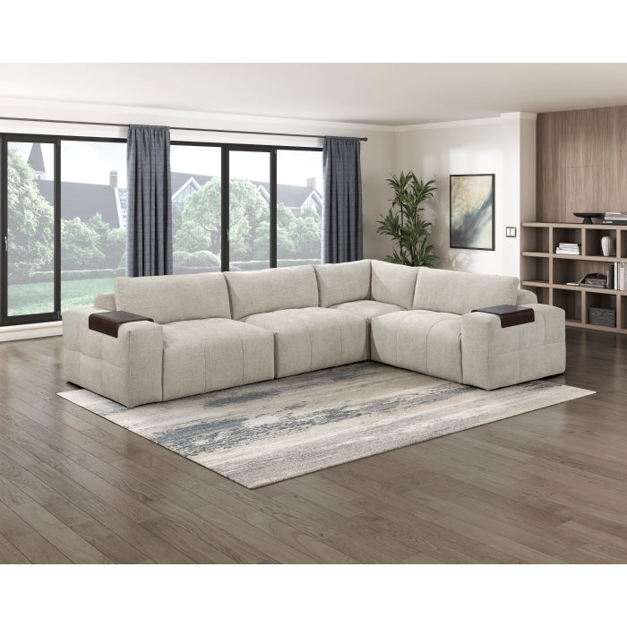 9155TP-1L Left Side Chair with one Arm - 9155TP-1L