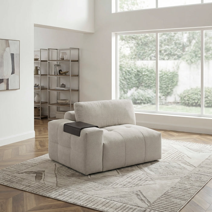 9155TP-1L Left Side Chair with one Arm - 9155TP-1L